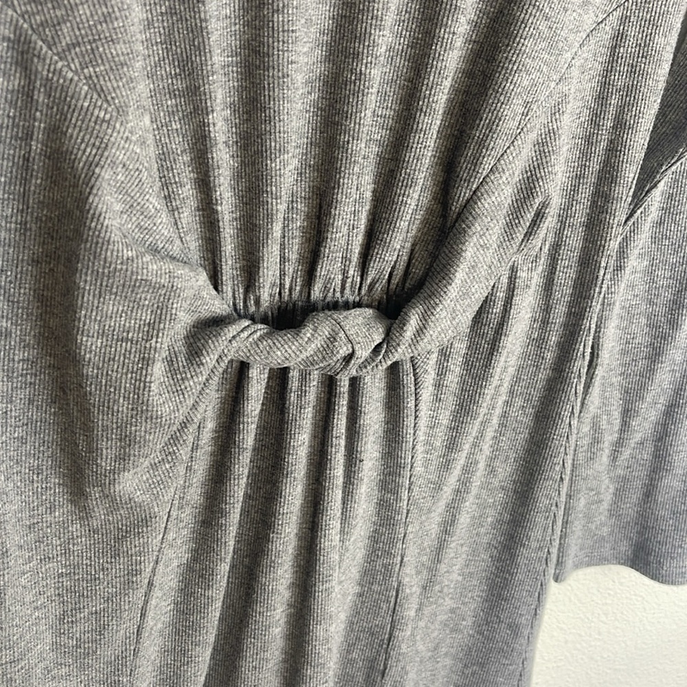 Aerie Knot front long sleeve ribbed dress M - Picture 4 of 7